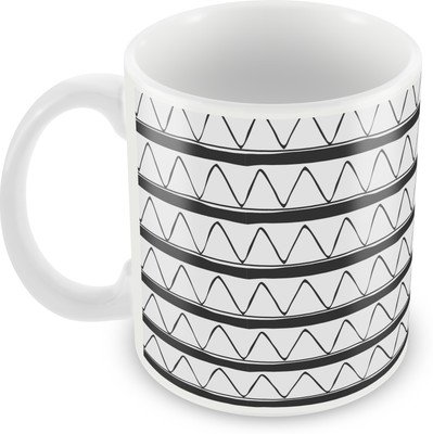 

Posterboy Line Art Ceramic Mug(350 ml), Multicolor