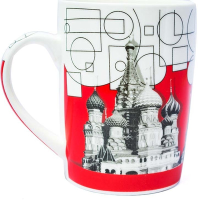

Painting Mantra Love Ceramic Mug, Red
