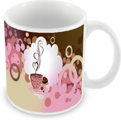 Sleep Nature's SN-MG-959 Ceramic Mug(350 ml), Multicolor