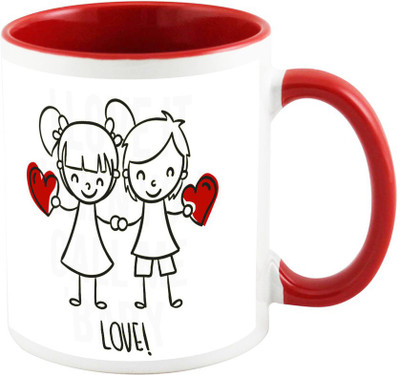 

AllUPrints Love Me Baby Red Ceramic Mug(325 ml)