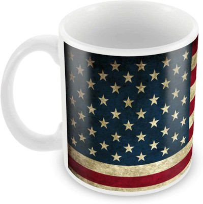 

Posterboy Usa Grunge Flag Ceramic Mug(350 ml), Multicolor