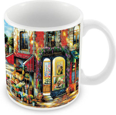 

Sleep Nature's SN-MG-1677 Ceramic Mug(350 ml), Multicolor
