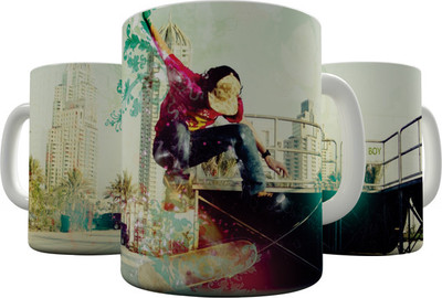 

Shaildha GD_014_025 Ceramic Mug(350 ml), Multicolor