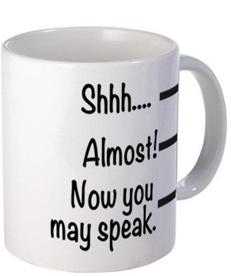 

Exoctic Silver Quoteds ooooo165 Ceramic Mug(300 ml), Multicolor