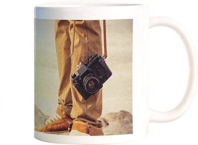 

Rangeele Inkers Photographer Ceramic Mug(300 ml), Multicolor