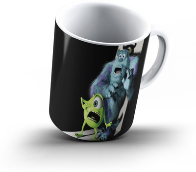 

Ucard Monsters Inc984 Bone China, Ceramic, Porcelain Mug(325 ml), Multicolor