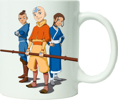 

Maison N Mode Aang With Friends Coffee Ceramic Mug(330 ml), Multicolor