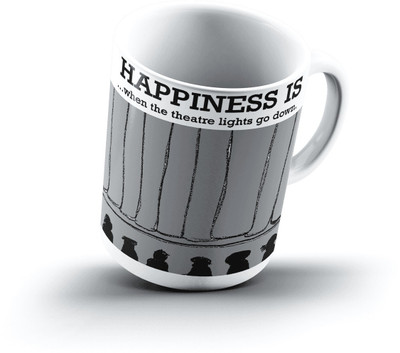 

Ucard Happiness Is2239 Bone China, Ceramic, Porcelain Mug(325 ml)