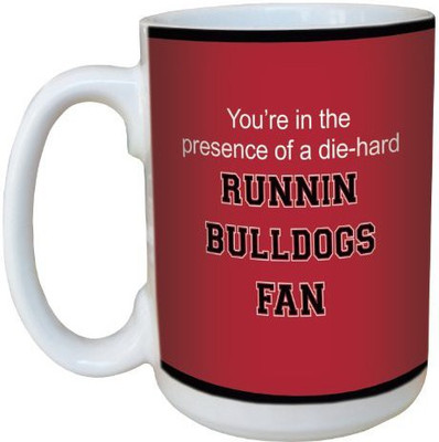 

Tree-Free Greetings Greetings lm44441 Running Bulldogs College Football Fan Ceramic with Full-Sized Handle, 15-Ounce Ceramic Mug(60 ml), Multicolor
