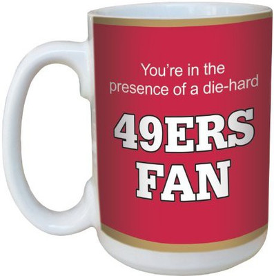 

Tree-Free Greetings Greetings lm44134 49ers Football Fan Ceramic with Full-Sized Handle, 15-Ounce Ceramic Mug(60 ml), Multicolor