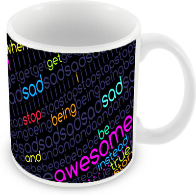 

Sleep Nature's SN-MG-1044 Ceramic Mug(350 ml), Multicolor