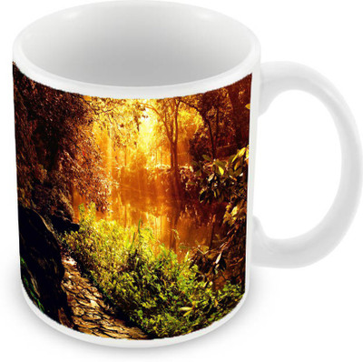 

Sleep Nature's SN-MG-597 Ceramic Mug(350 ml), Multicolor