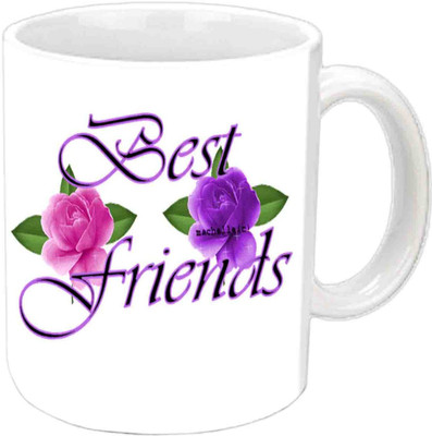 

Raj Laxmi Best Friendship White Ceramic Ceramic Mug(3.5 ml)