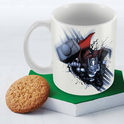 

Posterboy Avengers Thor - Thhooom Officially Licensed Ceramic Mug(350 ml), Multicolor
