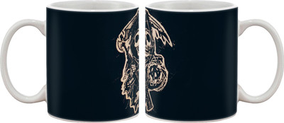 

Artifa Anarchy Death Reaper Porcelain, Ceramic Mug(350 ml), Multicolor
