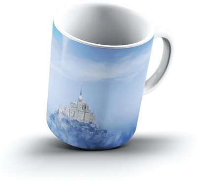 

Ucard Mont Saint Michel Abbey France2495 Bone China, Ceramic, Porcelain Mug(325 ml), Multicolor