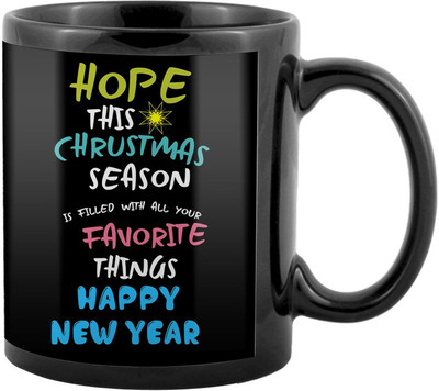 

SKY TRENDS New Year & Christmas Gift For Boyfriend Girlfriend Husband Wife Design COD008 Ceramic Mug(325 ml), Multicolor