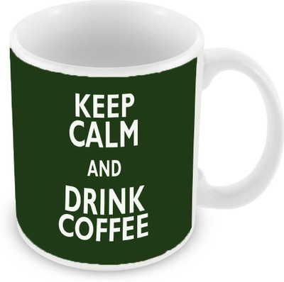 

Sleep Nature's SN-MG-476 Ceramic Mug(350 ml), Green