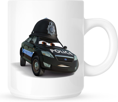 

HuppmeGift Police White Ceramic Mug(350 ml)