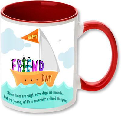 

PhotogiftsIndia Happy Friendship Day 04 Ceramic Mug(325 ml), Multicolor