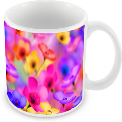 

Sleep Nature's SN-MG-17 Ceramic Mug(350 ml), Multicolor