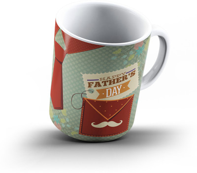 

Ucard Fathers Day466 Bone China, Ceramic, Porcelain Mug(325 ml), Multicolor