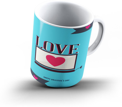 

Ucard Valentines Day Love656 Bone China, Ceramic, Porcelain Mug(325 ml)
