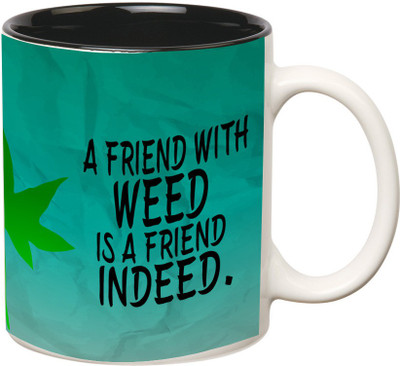 

Prithish Friend Indeed Ceramic Mug(330 ml), Multicolor