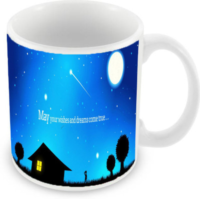

Sleep Nature's SN-MG-488 Ceramic Mug(350 ml), Blue
