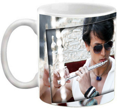 

EFW TIGER SHROFF PRINTED Ceramic Mug(325 ml), White