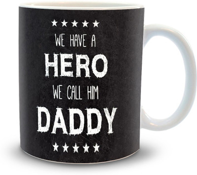 Shoppers Bucket Shoppers Bucket SuperDaddy Ceramic Coffee Mug(300 ml)