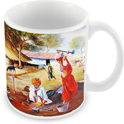 

Sleep Nature's SN-MG-238 Ceramic Mug(350 ml), Multicolor
