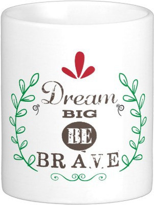 

Exoctic Silver MUG131 Ceramic Mug(250 ml), White