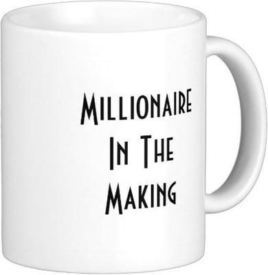 

Exoctic Silver MUG17 Ceramic Mug(250 ml), White