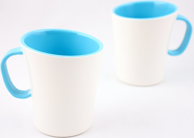 

Hiluxe Ivory Melamine 42249 Ivory - Blue Melamine Mug(Pack of 2), Blue;white