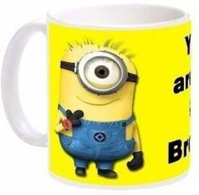 

Snapgalaxy Minion No.1 Brother White Coffee - 325 ml … Ceramic Mug(325 ml)
