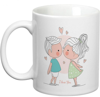 Prithish Happy Anniversary My Darling Ceramic Mug(330 ml), Multicolor