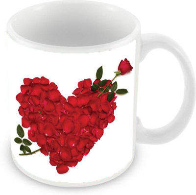 

Sleep Nature's SN-MG-2554 Ceramic Mug(350 ml), Red