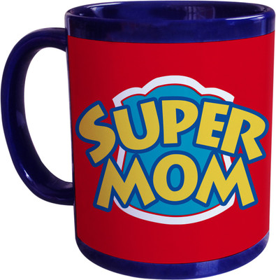 55% OFF on SajawatHomes Gifts For Super Mom Blue Coffee Ceramic Mug(350 ml) 55% OFF on SajawatHomes Gifts For Super Mom Blue Coffee Ceramic Mug(350 ml)
