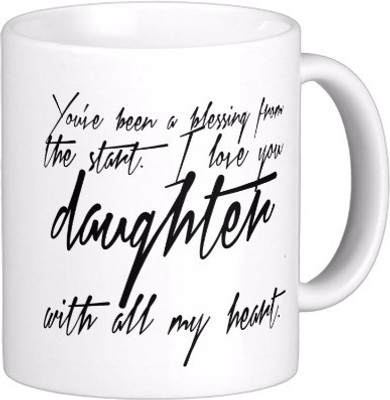 

Exoctic Silver Best Quoted Coffee 00219 Ceramic Mug(300 ml), Multicolor