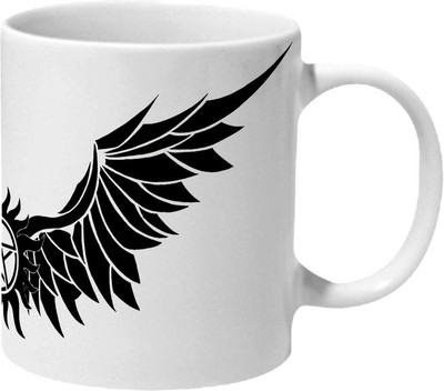 

Mooch Wale Supernatural Logo Ceramic Mug(325 ml), Multicolor