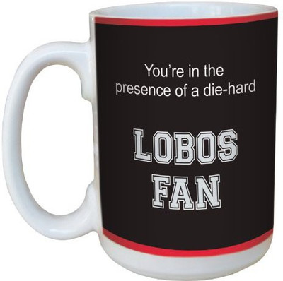 

Tree-Free Greetings Greetings lm44507 Lobos College Football Fan Ceramic with Full-Sized Handle, 15-Ounce Ceramic Mug(60 ml), Multicolor
