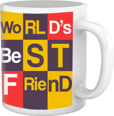 41% OFF on Tied Ribbons World Best Friend Ceramic Mug(350 ml)