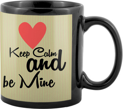 

SKY TRENDS Valentine Gifts For Special Girlfriend,Boyfriend,Wife,Husband,design 192 Ceramic Mug(325 ml), Black