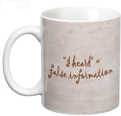 

Prithish I heard Ceramic Mug(330 ml), Multicolor