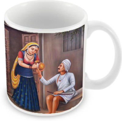 

Sleep Nature's SN-MG-1438 Ceramic Mug(350 ml), Multicolor