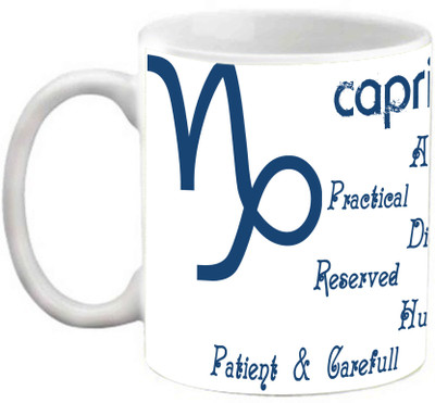 

EFW CAPRICORN ZODAIC SIGN PRINTED COFFEE CERAMIC Ceramic Mug(325 ml), White