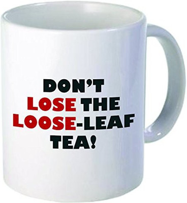 

Rikki Knight LLC Knight Don'T Lose The Loose-Leaf Quote Holiday Style 11 oz Ceramic Coffee Cup Ceramic Mug(60 ml), Multicolor