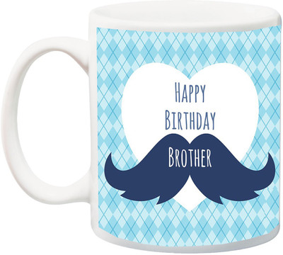 

ME&YOU Gift for Bro Ceramic Mug(325 ml), Multicolor