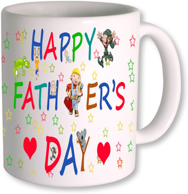 

PhotogiftsIndia Happy Fathers Day 050 Ceramic Mug(350 ml), White